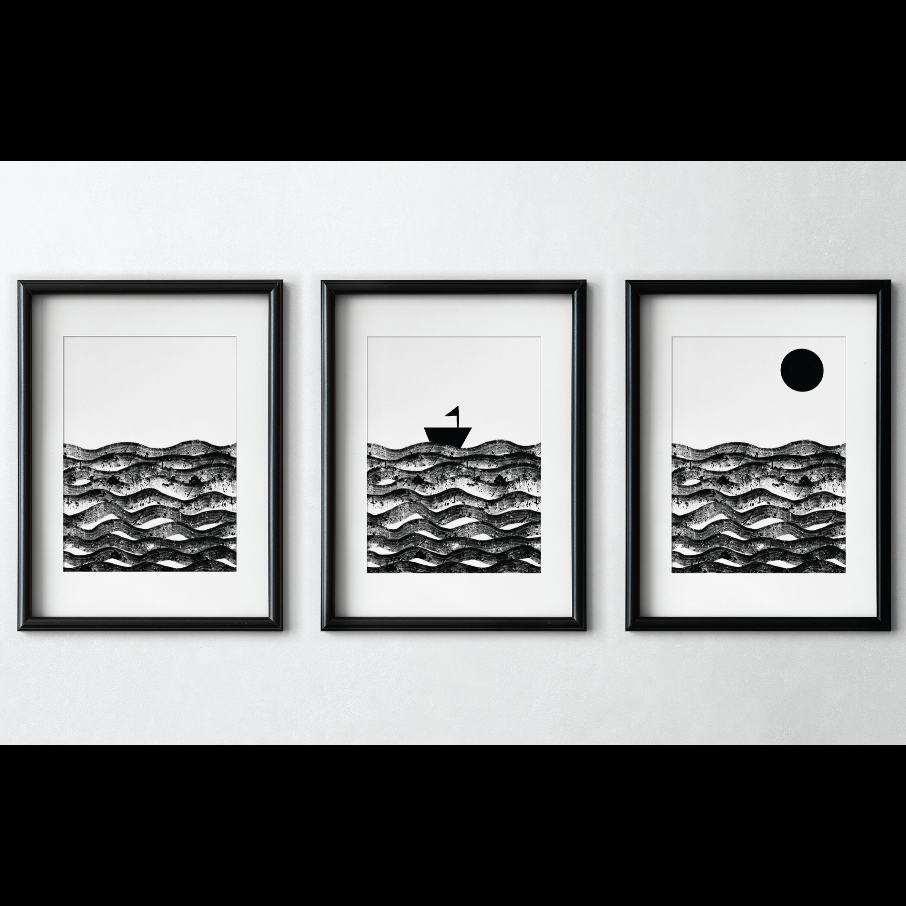 Black and White Wall Art Set PRINTABLE Sailor Printable Set Etsy UK