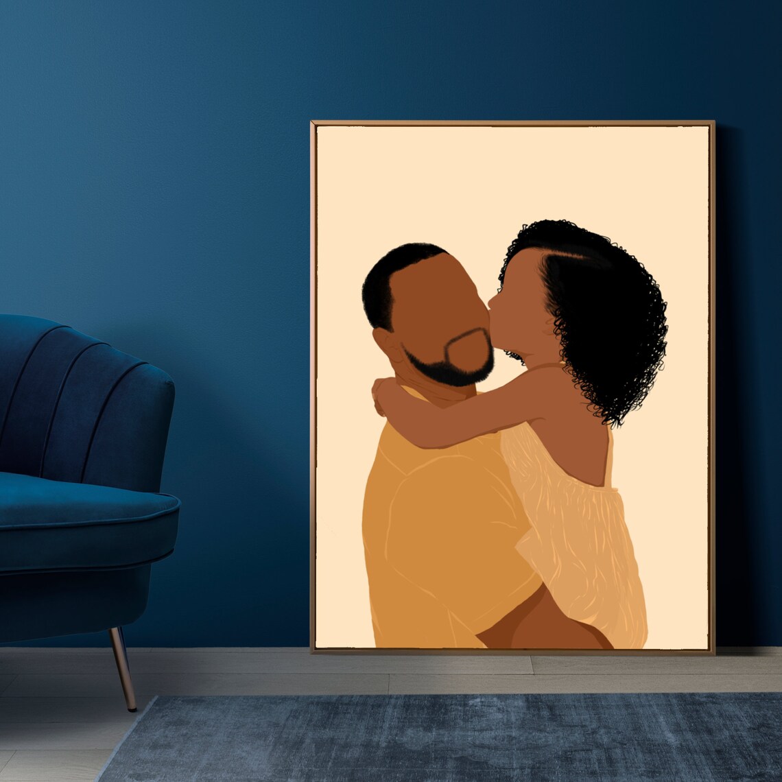 Black Father Daughter PRINTABLE Black Family Digital Art - Etsy UK