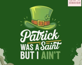 Divertido sombrero de duende para el Día de San Patricio (Diseño para sublimación)