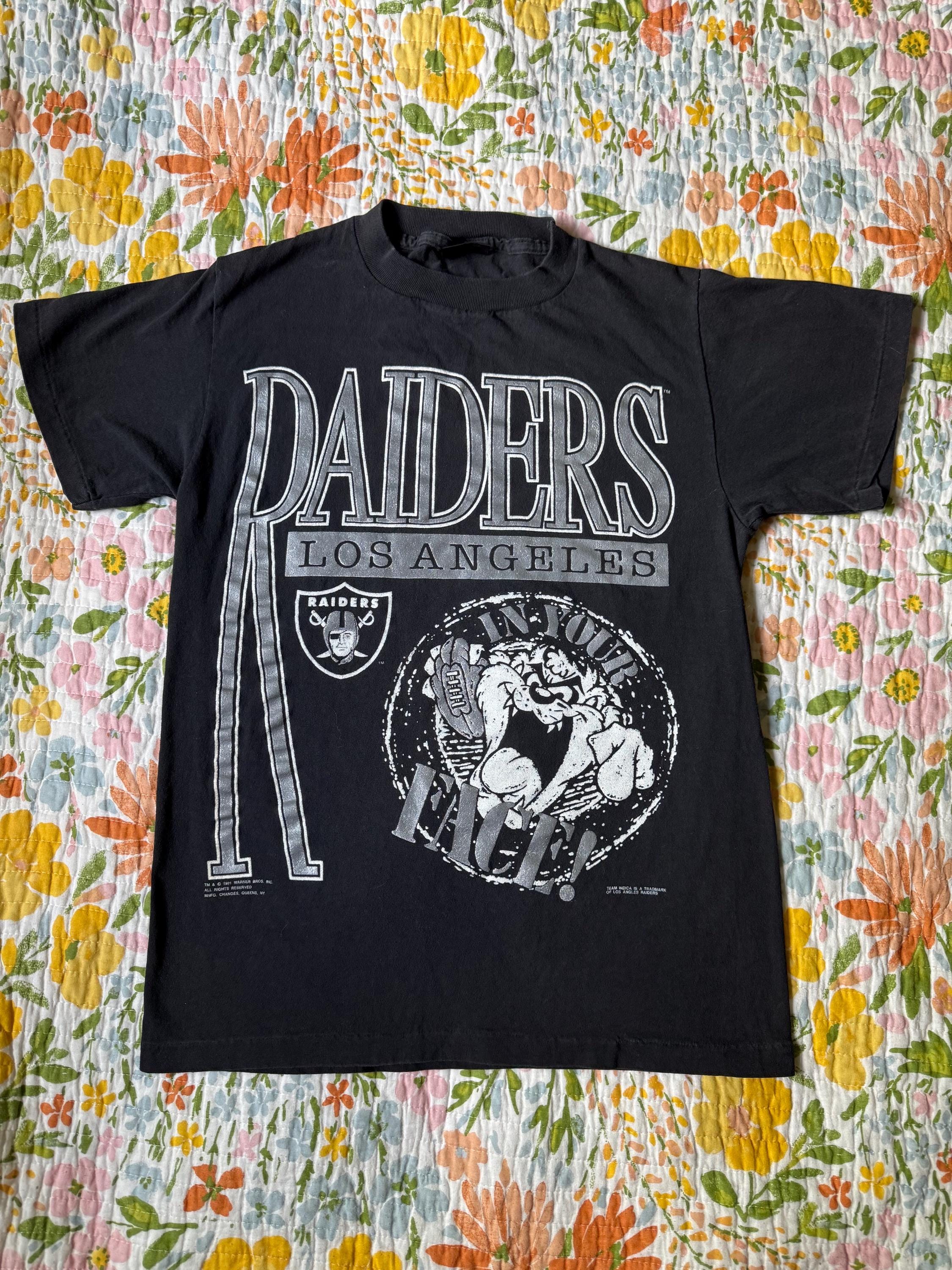 Vintage Los Angeles Raiders XL T-Shirt Logo 7 Single Stitch 1991 