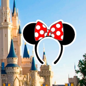 Minnie Ears Sticker, Minnie headband, Minnie Ears, Disney Ears Sticker, Disney treats sticker, Disney stickers, mouse ears sticker, Mickey