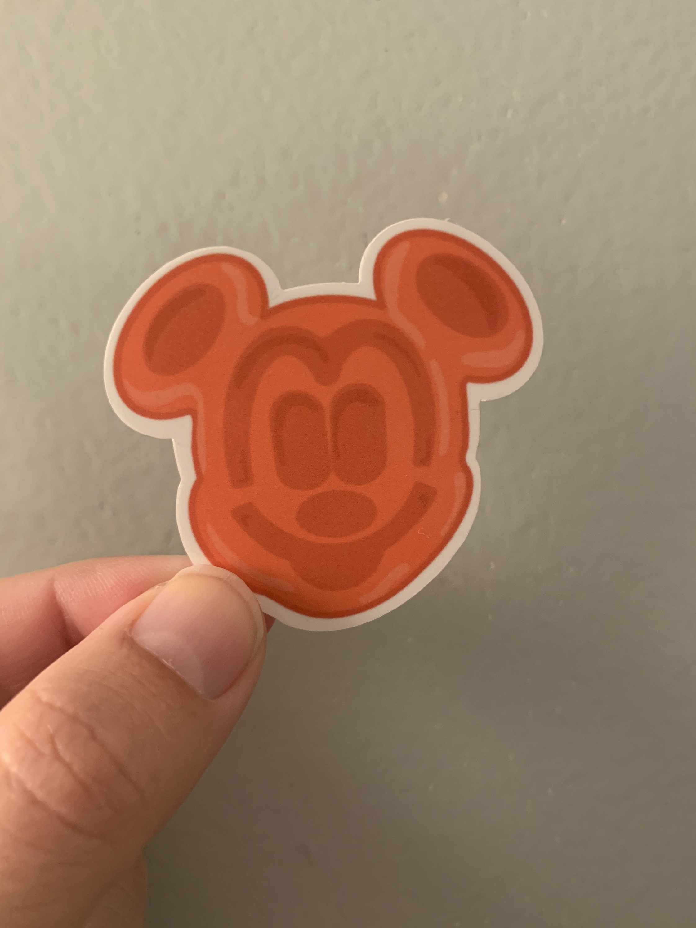 Mickey Waffle Sticker Mickey Waffle Sticker, Waterproof Vinyl, Park Snacks - Etsy