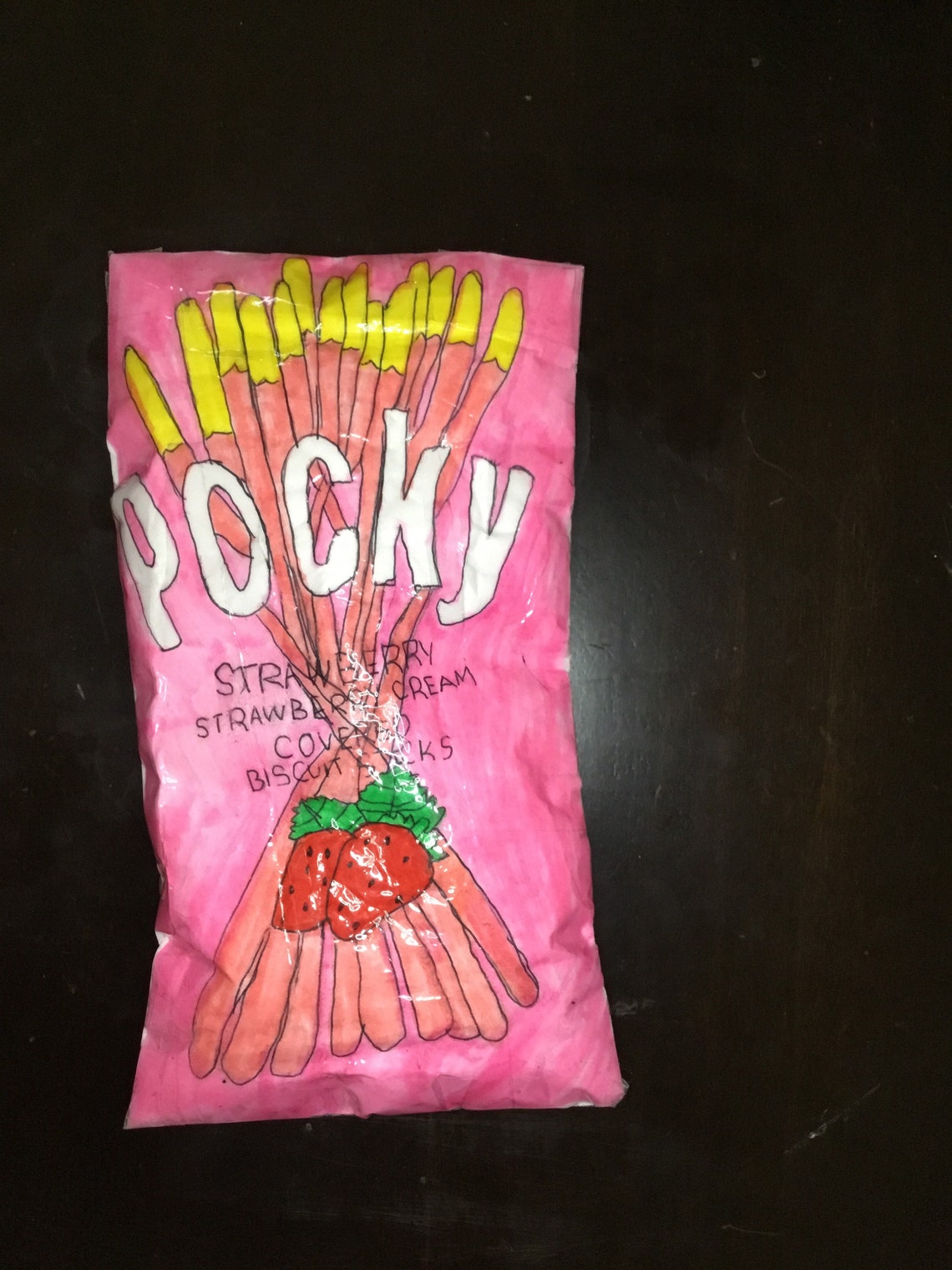 Strawberry Pocky paper squishy Etsy