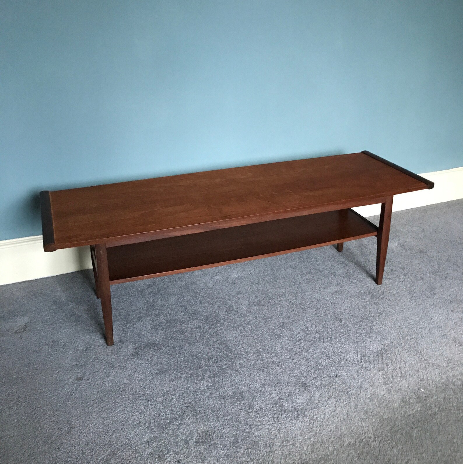 Myer Mid Century Teak Coffee Table Etsy