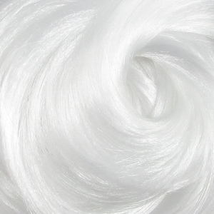 Angel White Nylon Doll Hair for Rerooting Custom Fashion Dolls, 38-Inch