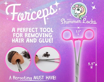 Doll Hair & Glue Removal Forceps Pliers for Rerooting Fashion Dolls and My Little Pony