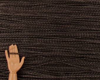 Nylon Doll Hair - Terracotta Auburn for Rerooting Custom Dolls, Doll Rehair