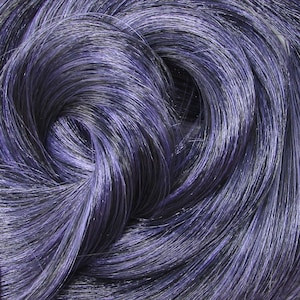 Duo Shade Nylon Doll Hair - Blackberry Blend for Rerooting Custom Fashion Dolls, Doll Rehair & Restoration