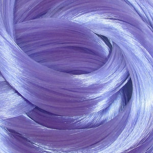 Cosmic Wind Lavender Purple Nylon Doll Hair for Rerooting Custom Fashion Dolls, 38-Inch