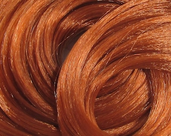Nylon Doll Hair - Chestnut Auburn for Rerooting Custom Dolls, Doll Rehair, Reroot Tool Rehairing