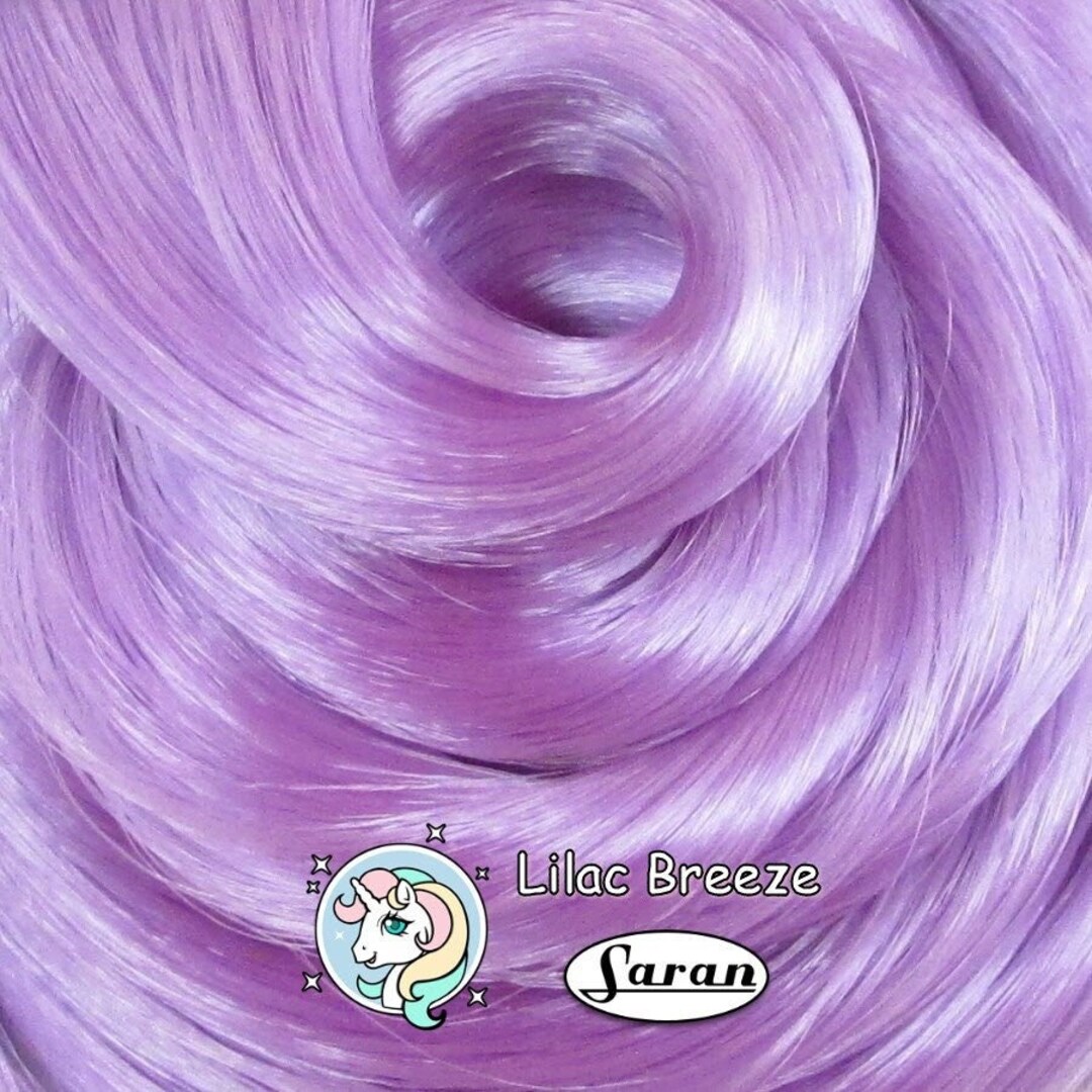 Lilac Breeze Lavender Saran Doll Hair for Rerooting Custom Fashion Dolls,  38-inch - Etsy Finland