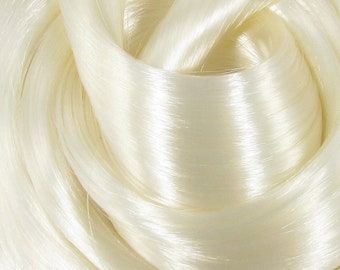 Cabello de muñeca de nailon - Rubio platino para reenraizar muñecas personalizadas, reenraizar muñecas, reenraizar con herramienta