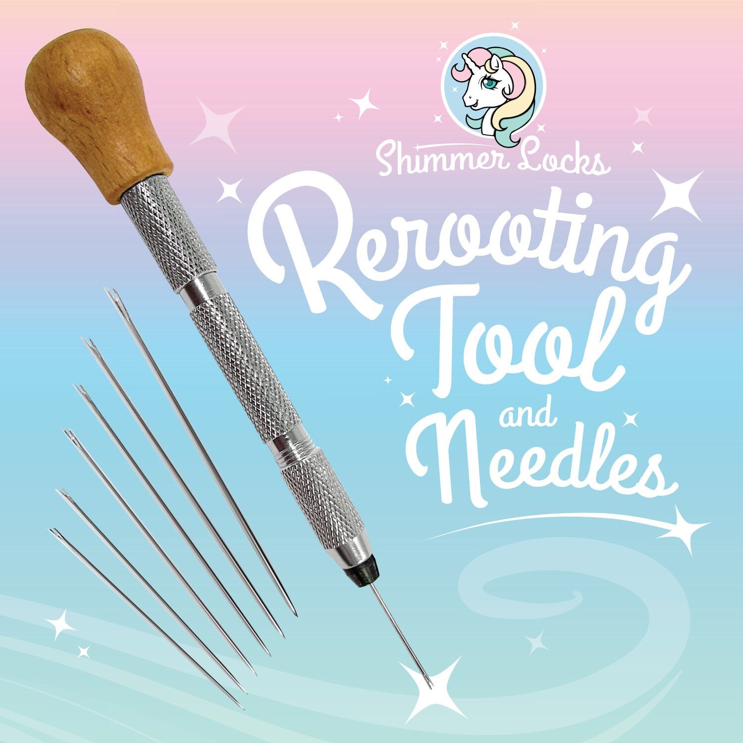 Doll Hair Rerooting Tool With Needles Rehairing Kit for Custom Dolls, Doll  Hair Reroot 