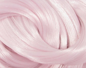Nylon Doll Hair - Pink Whisper for Rerooting Custom Fashion Dolls, Doll Rehair, Reroot Tool Rehairing
