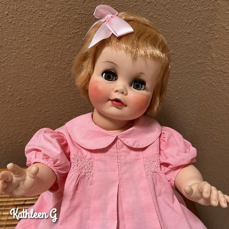 Raw Sugar Light Brown Nylon Doll Hair for Rerooting Custom Fashion Dolls, 38-Inch image 2