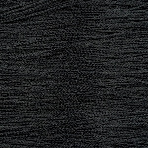May include: Black embroidery floss, a type of thread used for hand embroidery and other crafts.