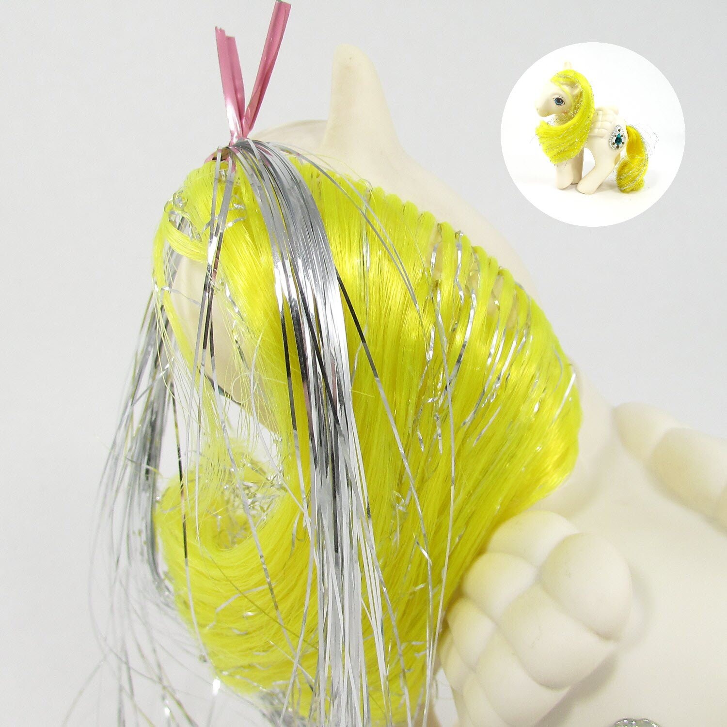 Tiffany Silver Tinsel Hair Highlights Match for My Little Etsy