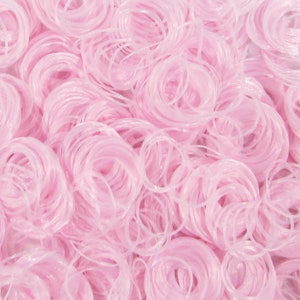 Cherry Blossom Pink Curly Nylon Doll Hair for Rerooting Custom Fashion Dolls, 5mm 20mm