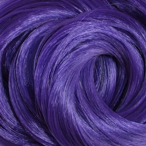 Glory 2.0 Purple Nylon Doll Hair for Rerooting Custom Fashion Dolls, 38-Inch