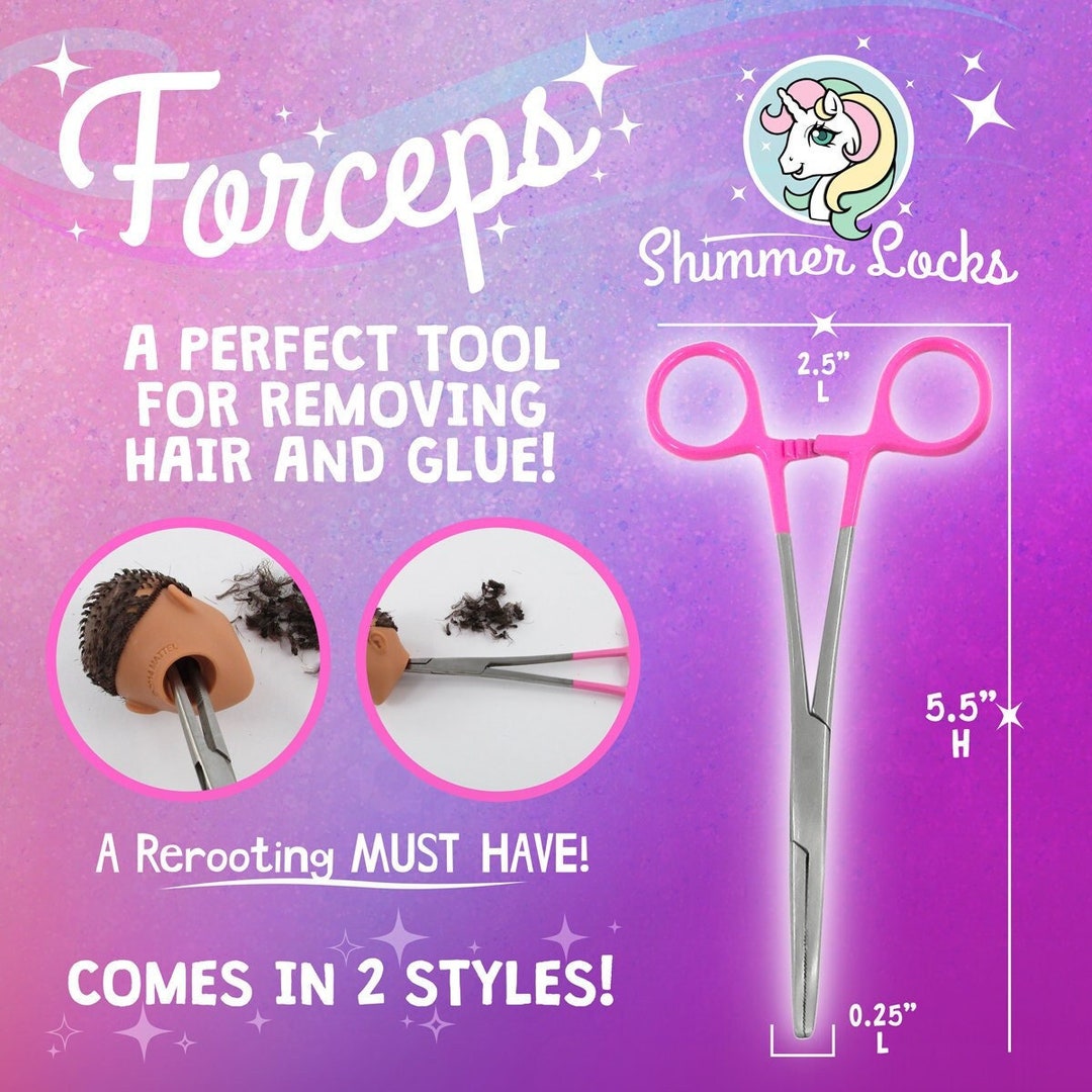 Doll Hair & Glue Removal Forceps Pliers for Rerooting Fashion Dolls and My Little Pony Etsy
