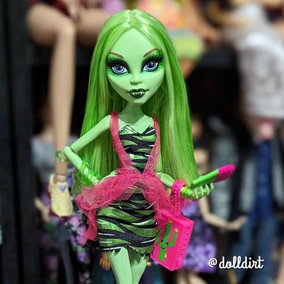 Nylon Doll Hair Green Tea Mochi for Rerooting Custom Fashion