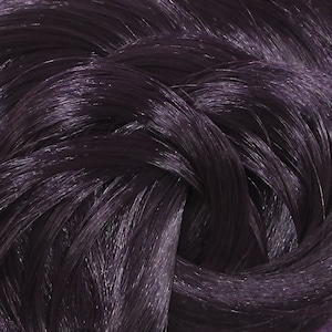 Nylon Doll Hair - Dark Embrace Deep Purple for Rerooting Custom Fashion Dolls, Doll Rehair, Reroot Tool Rehairing