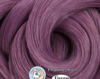Phantasmal Purple Saran Doll Hair for Rerooting Custom Fashion Dolls, 38-Inch
