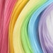 Nylon Doll Hair - Pastel Rainbow - Rerooting Custom Barbie, Integrity, OMG Dolls, My Little Pony, Monster / Rainbow High Reroot