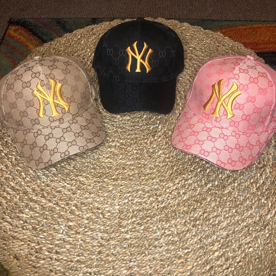 gucci ny hat pink