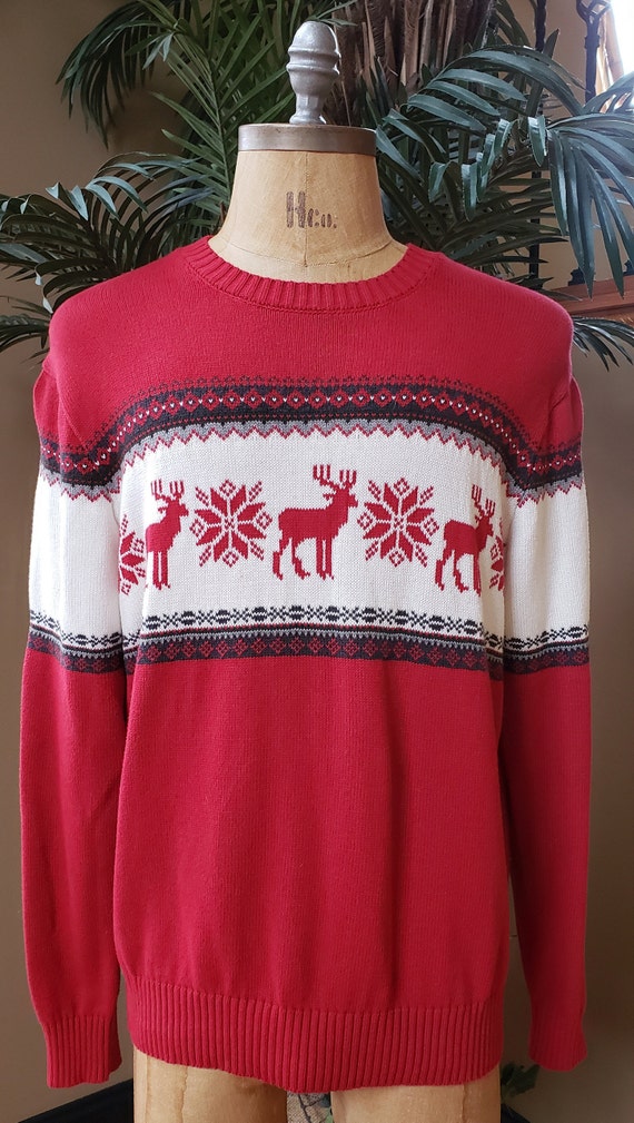 Vintage St. John's Bay Christmas Sweater Classic R