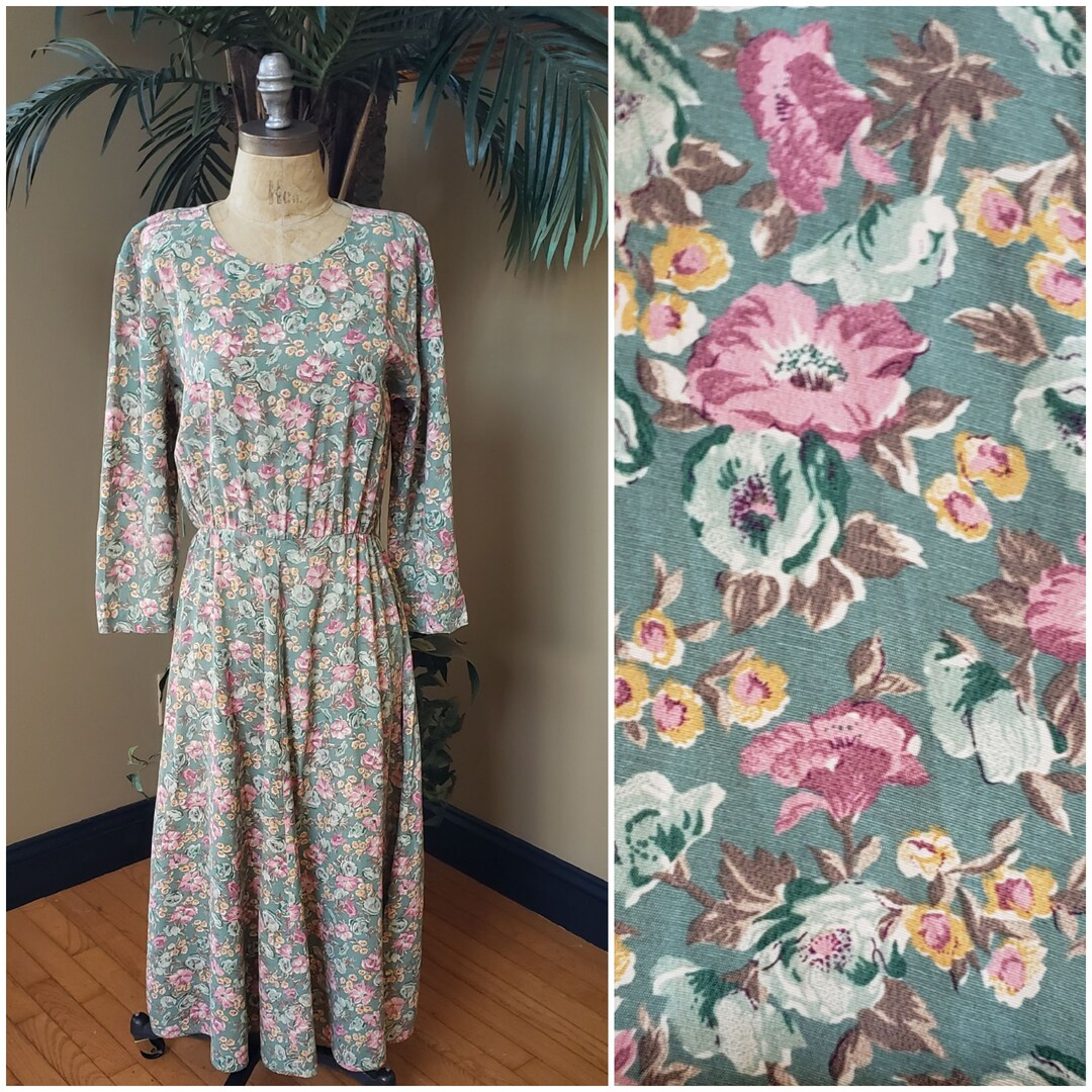 90’s Pastel Daisies Floral Grunge Revival Dress by Starlette