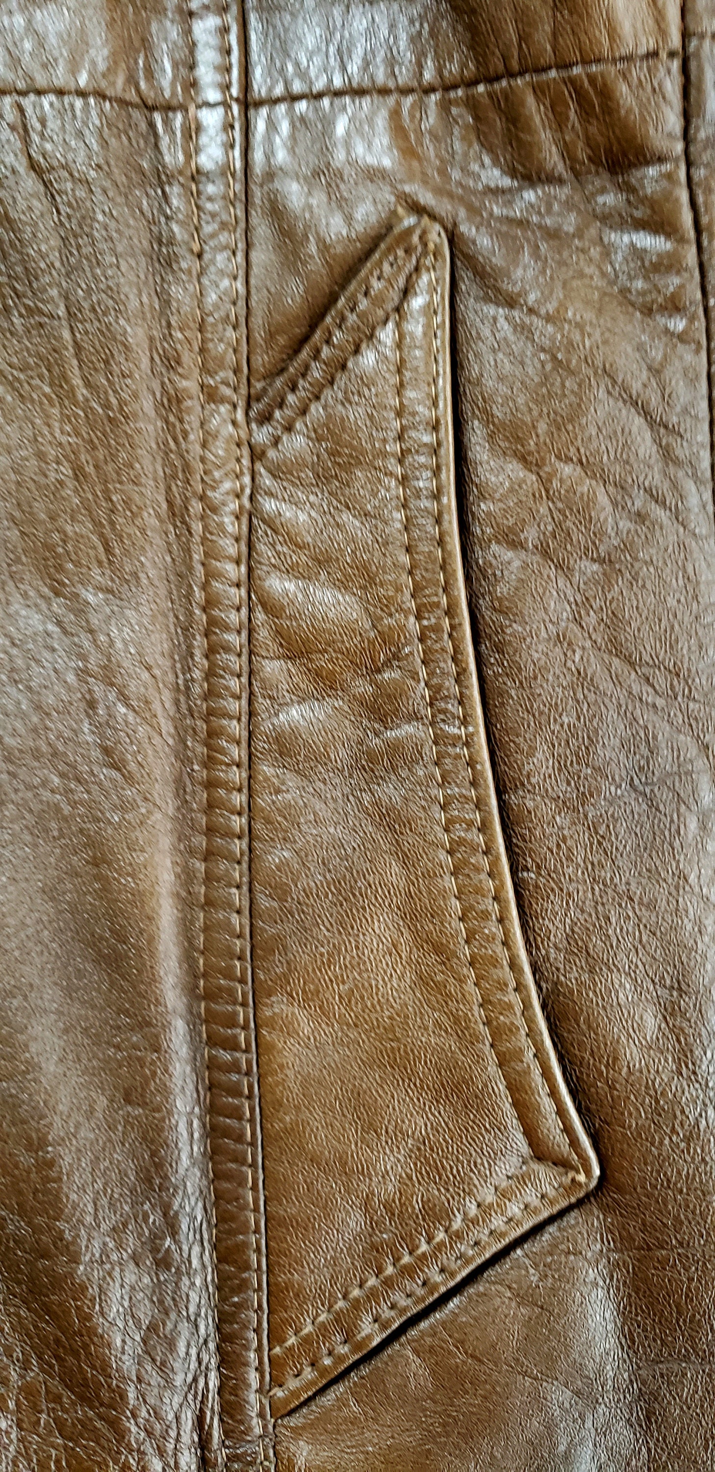 RARE Vintage 1970's 70's Angel Skin Cabretta Leather - Etsy