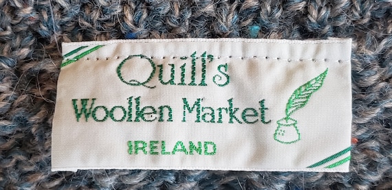 あ*ず様 quill's woollen market 50s〜60s モヘアニ Vintage QUILLS WOOLEN MARKET Wool Cardigan Sweater_ireland_green