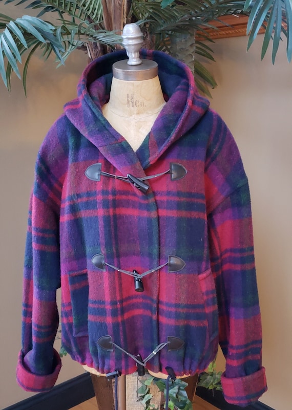 90s wool coat with multifunctional lapels