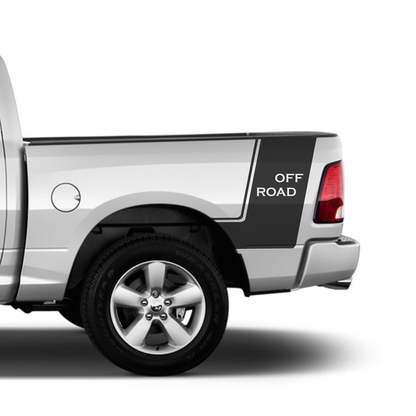 thumbnail interactive-video image 1 of Dodge Ram Rebel GT Decal – Die Cut Vinyl Bedside Sticker For Ram 1500 (Laramie Compatible) 1 of 2