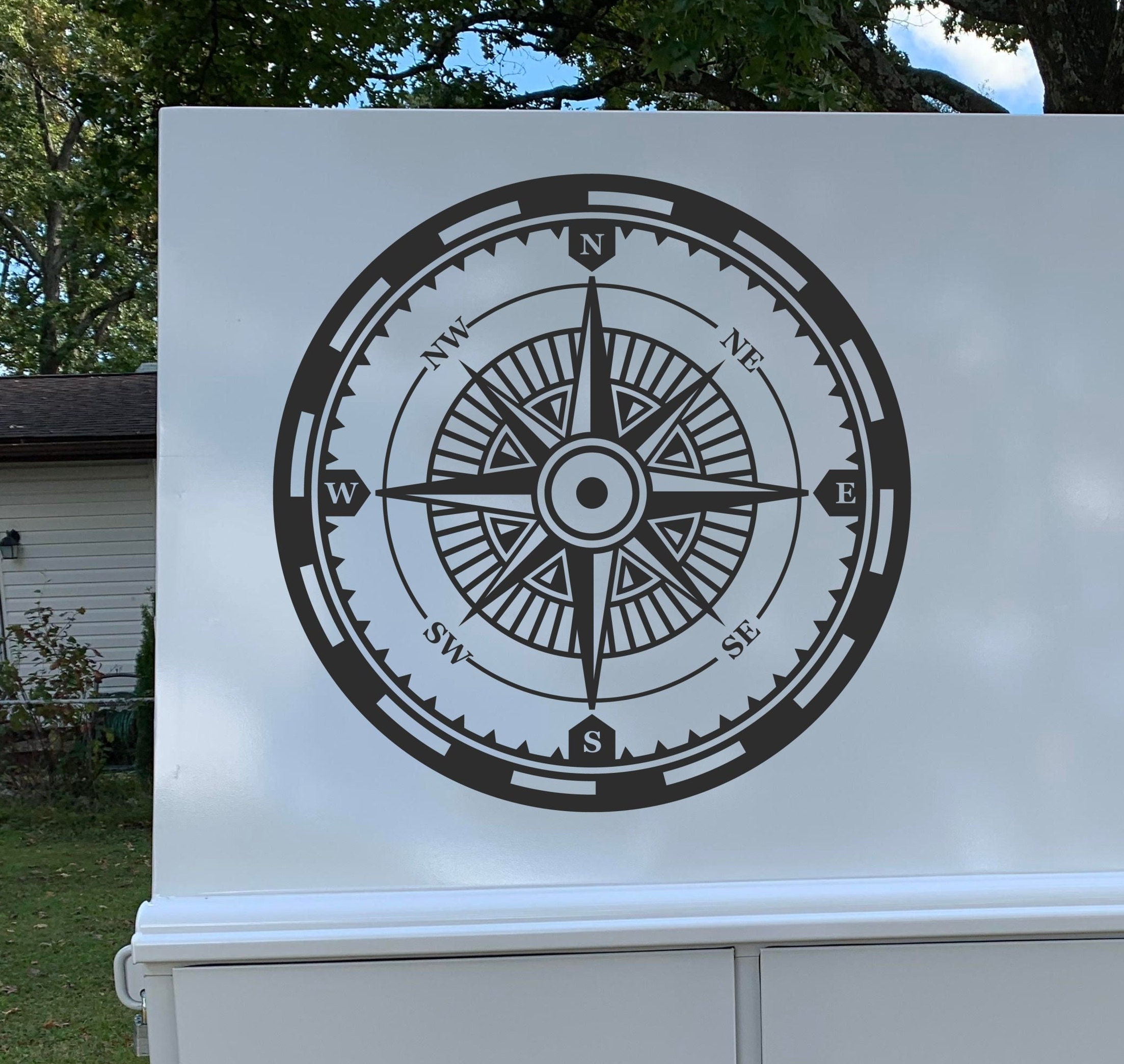 thumbnail image 2 of SAR Search And Rescue Compass Rose Vinyl Decal Set, Universal Fit, FGD SARSROSEW 2 of 6