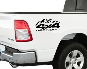 TSS Off-Road Bed Side Decals Stickers For Toyota Tundra Tacoma - Replaces TSSORV6 - OEM Style Sport Graphics