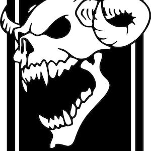 Truck Skull Vinyl Stripes Set of 3 Rear Bed and Hood Decals, Custom Auto Graphics