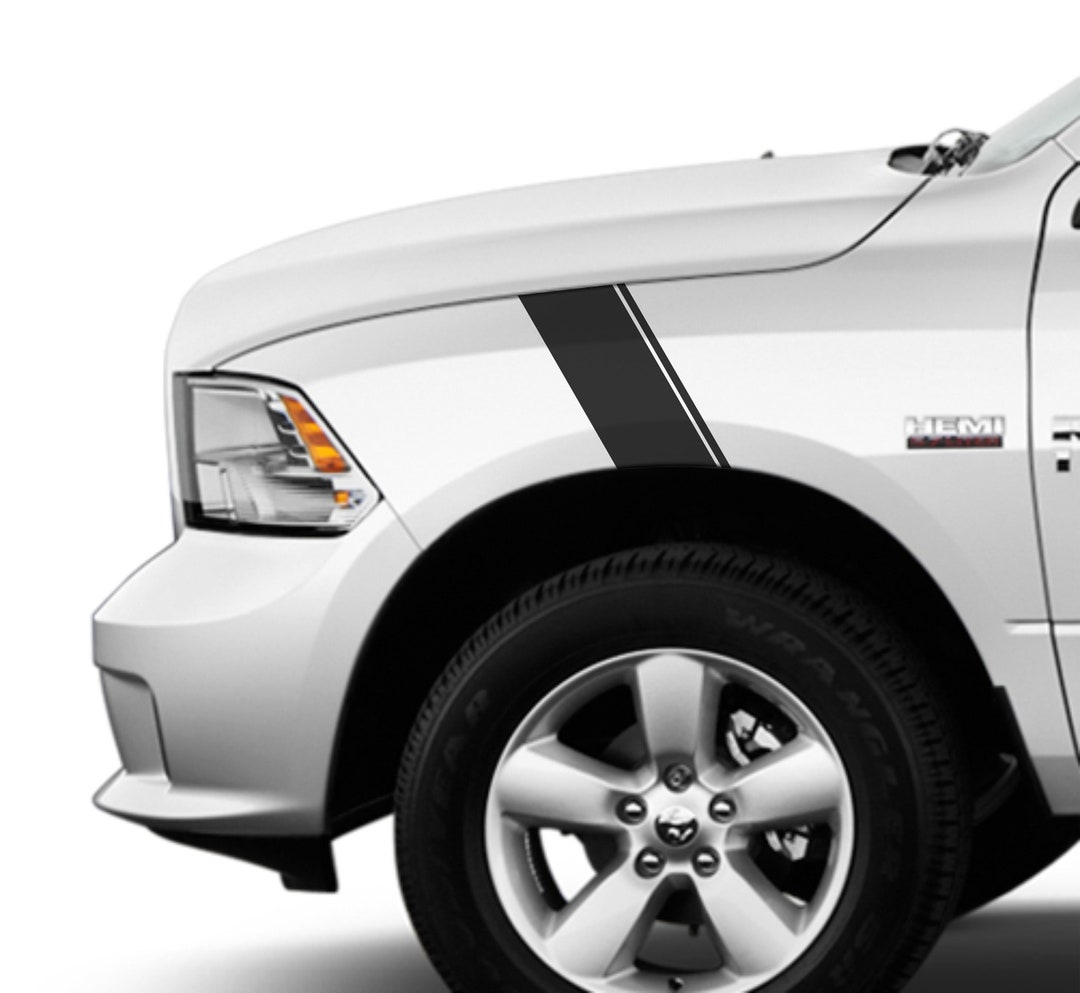 Hash Marks Truck Vinyl Decals Car Fenders Racing Stickers Etsy