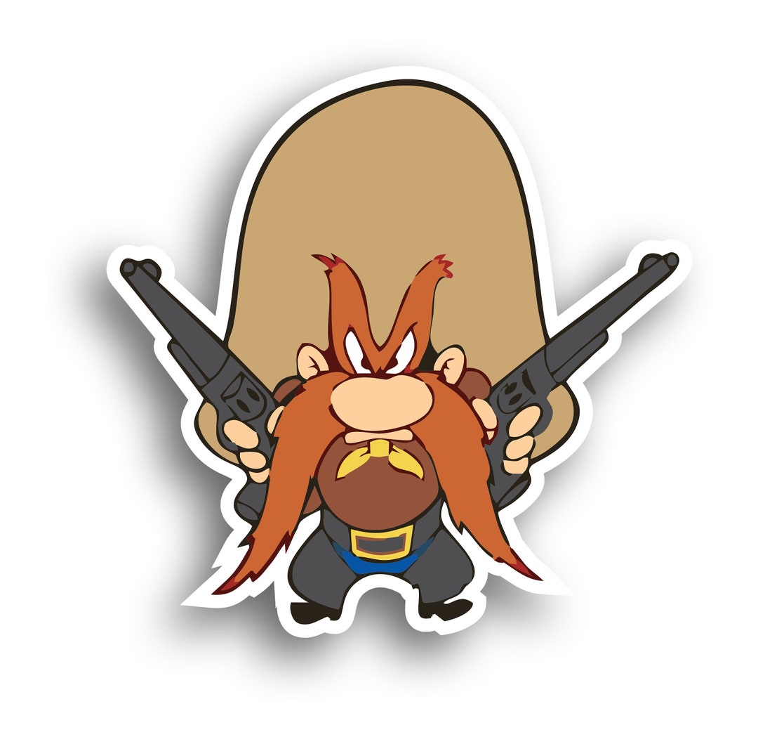 Yosemite Sam Vinyl Decal / Sticker Multiple Sizes Indoor / Etsy