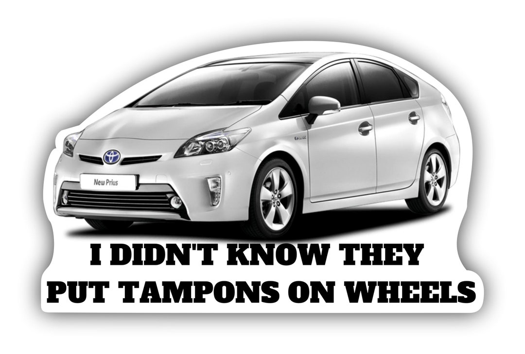 For Prius Funny Sticker Joke JDM Decal for Toyota Prius Etsy