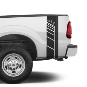 Truck Bed Stripes, Racing Vinyl Decals, 4x4 Off-Road Stickers Compatible with Ram Accessories, Removable Art