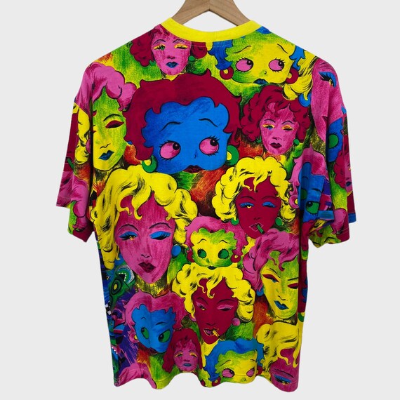 Vintage 1991 VERSACE Jeans Couture Andy Warhol Betty Boop Marilyn 