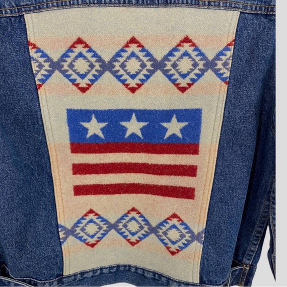 Vintage 90s Pendleton Originals Denim Jacket with… - image 7