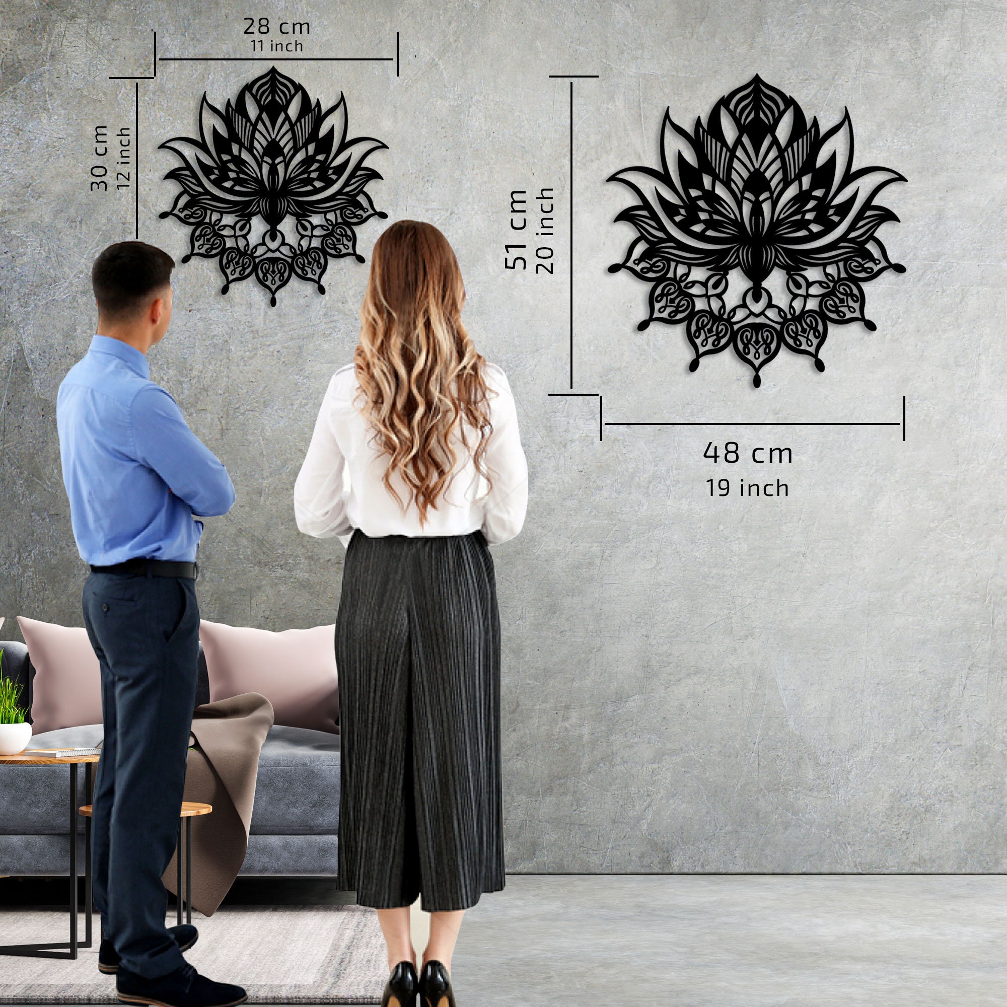新品正規品  マンダラメタルウォールアート、壁掛け装飾、マンダラメタル 絵画