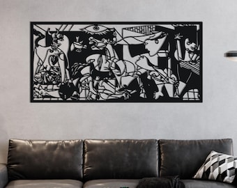 Guernica Metal Wall Art: Pablo Picasso Inspired Decor
