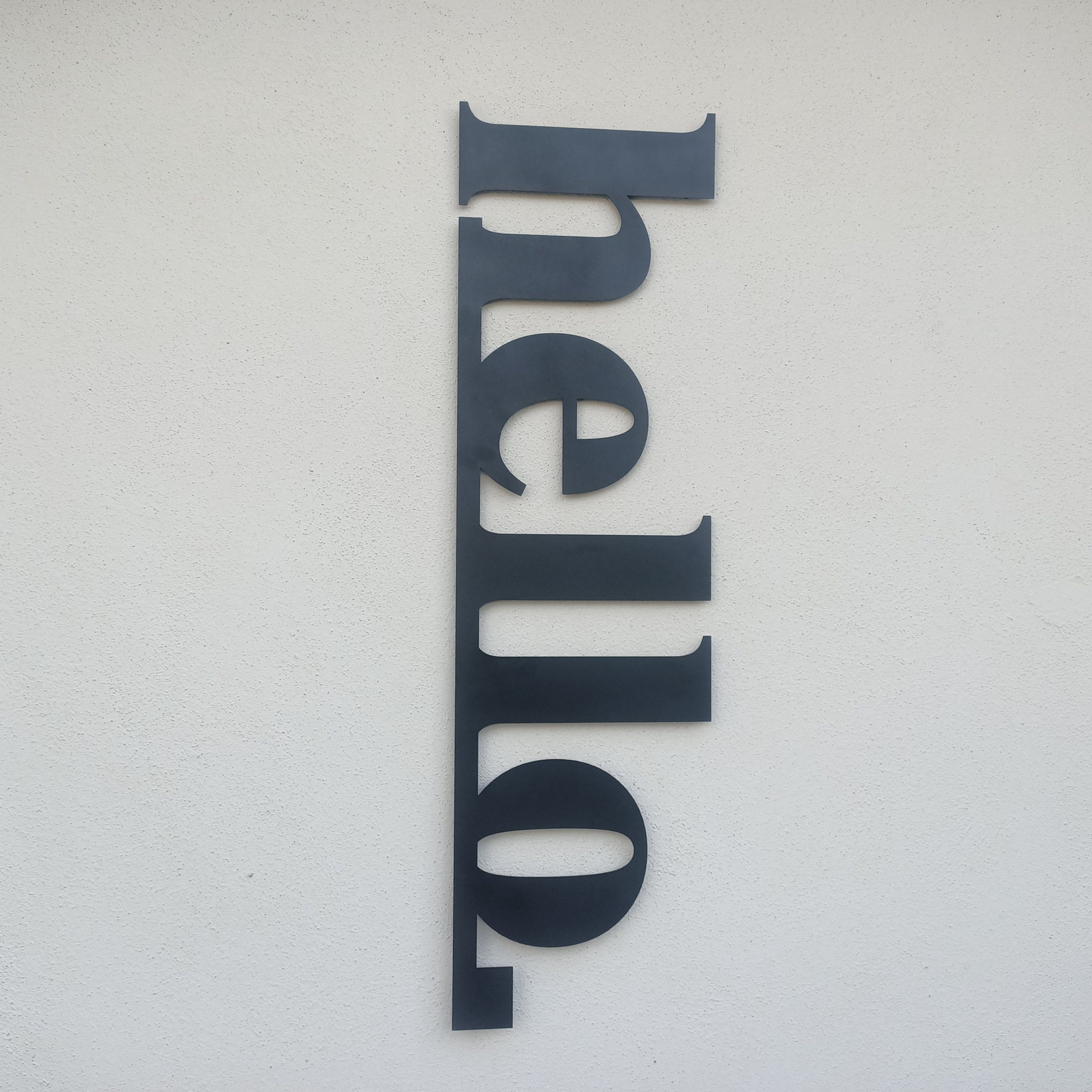 Metal Hello Sign - Modern Wall Decor, Housewarming Gift - Unique ...