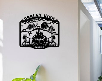 Custom Winter Garden Entry Metal Sign, Personalized Metal Ranch Name Sign, Unique Christmas Gift, House Garden Metal Decor, Anniversay Gift