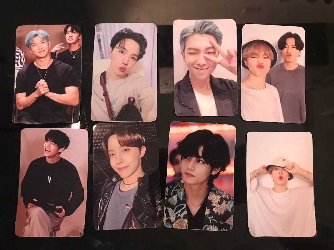 8 BTS Photocards Random Etsy