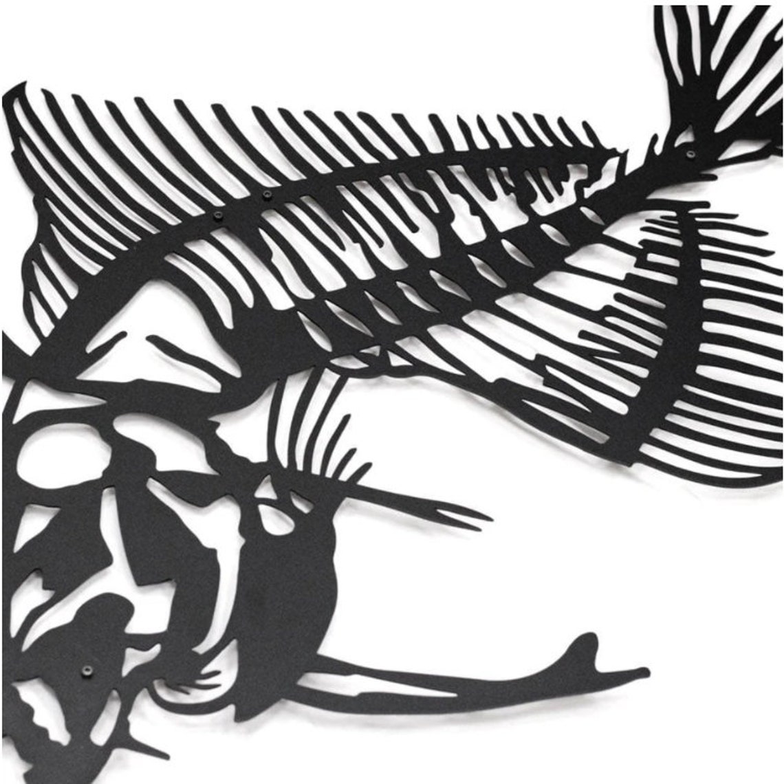 Fishbones Metal Wall Art / Housewarming Gift / Home Decor / Etsy